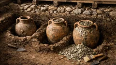 Archaeologists uncover 40,000+ Roman coins hidden in amphorae beneath ancient house floors