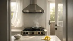 How to get rid of fried food smell fast with cross-ventilation and a range hood