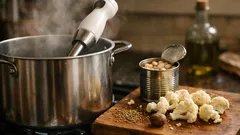 Creamy cauliflower and white bean soup you can make in 30 minutes