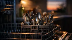 The right way to load the dishwasher silverware basket for cleaner forks and spoons