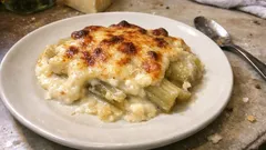 Italian Cardoon Gratin: Tender Cardoons, Silky Béchamel, and a Golden Cheese Top